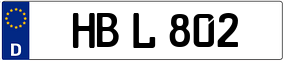 Truck License Plate